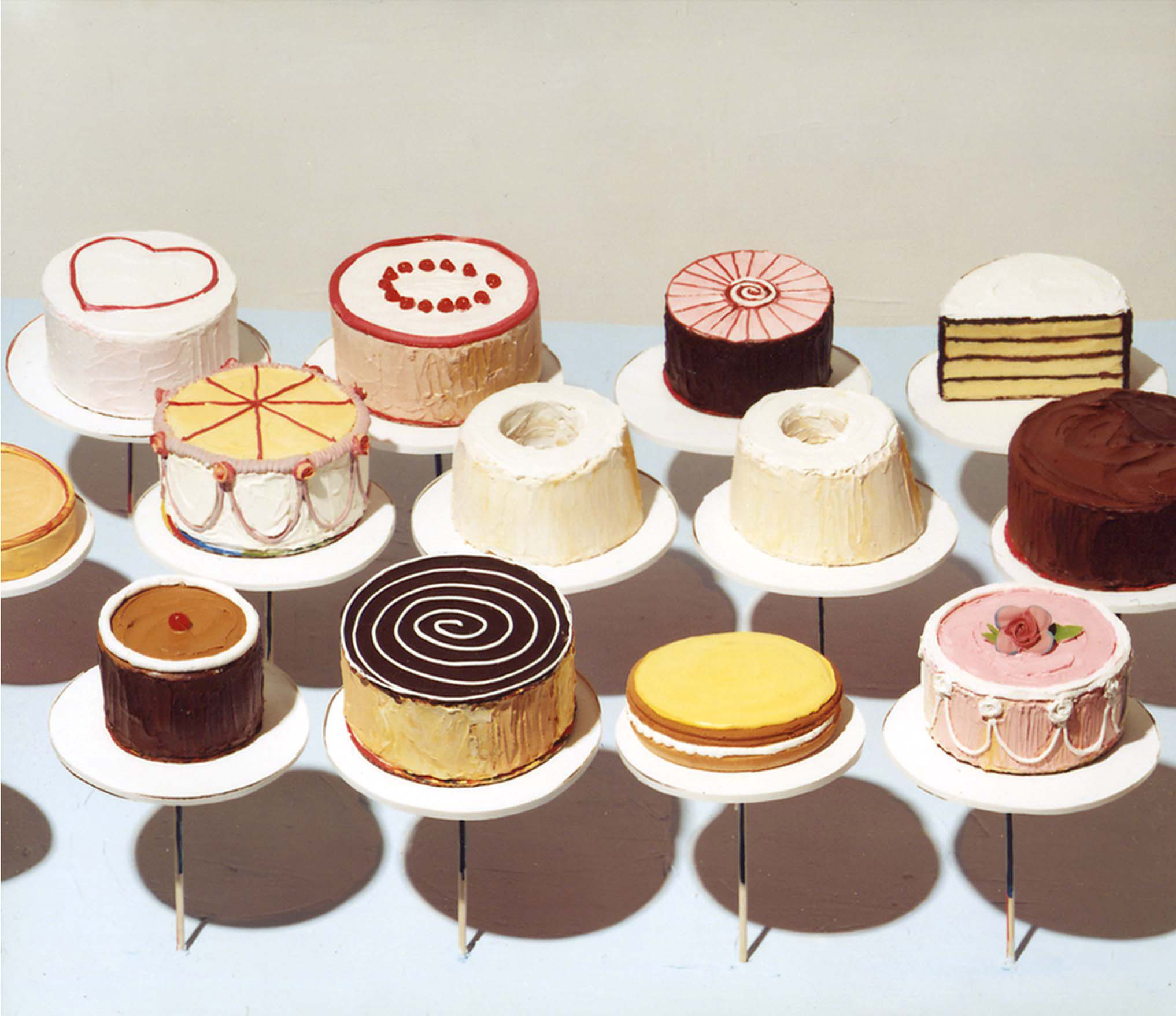 Wayne Thiebaud Cakes 1963 Oil On Canvas Wayne Thiebaud Cakes 1963 Oil On Canvas