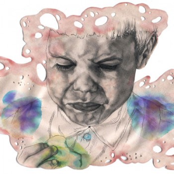 Mixed media art by Maureen Gubia