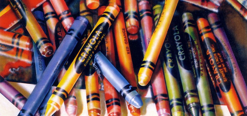 Audrey Flack, Crayola, 1972-1973