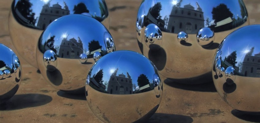 Heliocentric, acrylic on canvas, by Jason de Graaf