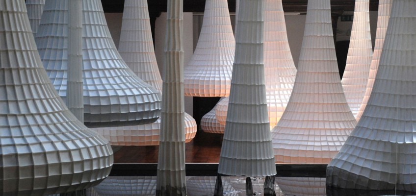 Elephant Bed Fabrica, (1) sculpture by John Grade