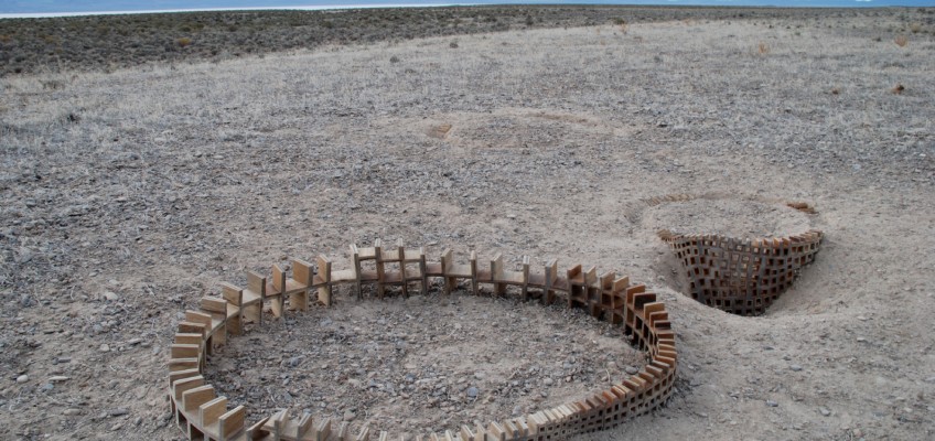 Fold, (5) sculpture by John Grade