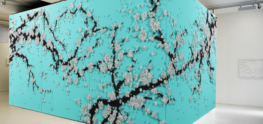 Whimsical Dream, Paper Buttons, Beads, Pins, by Ran Hwang 2011