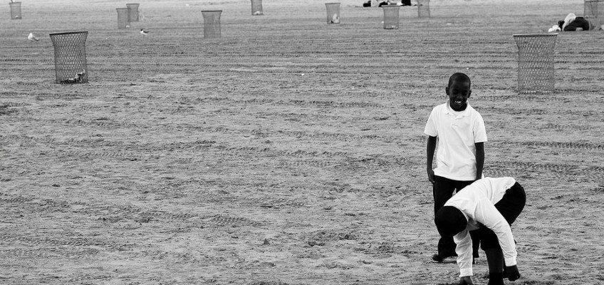 On the Beach, Coney Island, NY, photograph by Jeff Colen