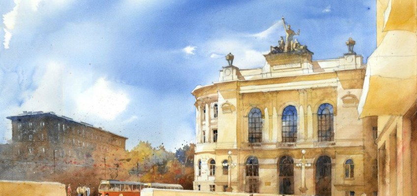 Watercolor by Tytus Brzozowski 9